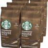 Starbucks House Blend Medium Roast Ground Coffee 200 g Bag (Pack of 6)