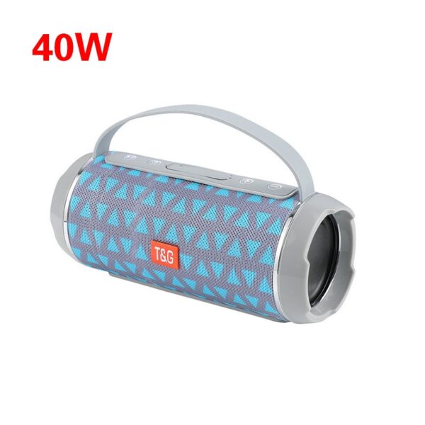 High power 40w Wireless Bluetooth Speaker Waterproof Stereo Bass USB/TF/AUX MP3 Portable outdoor column Music Player Subwoofer