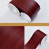 Wood Self Adhesive Window Decal Living Room Floor Border Skirting Contact Paper Waterproof Waist Line Wallpaper Home Improvement