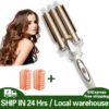 waves Curling hair curler Professional hair care & styling tools Wave Hair styler curling irons Hair crimper krultang iron 5