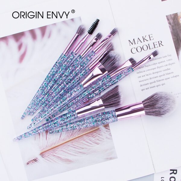 ORIGIN ENVY 10Pcs Professional Makeup Brushes Set Cosmetic Brush Beauty Tool Kits For Foundation Eyebrow Powder Lip Eye Shadow