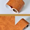 Wood Self Adhesive Window Decal Living Room Floor Border Skirting Contact Paper Waterproof Waist Line Wallpaper Home Improvement