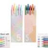 5pcs/pack Xiaomi KACO Sign Pen Gel Pen 0.5mm Refill Smooth Ink Writing Durable Signing Pen 5 Colors Vintage Color Macarons