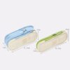 Stationery Canvas Pencil Case Double Layer Large Capacity Pencil Box Cute Pencilcase For Kids Boys Pen Box School Supplies