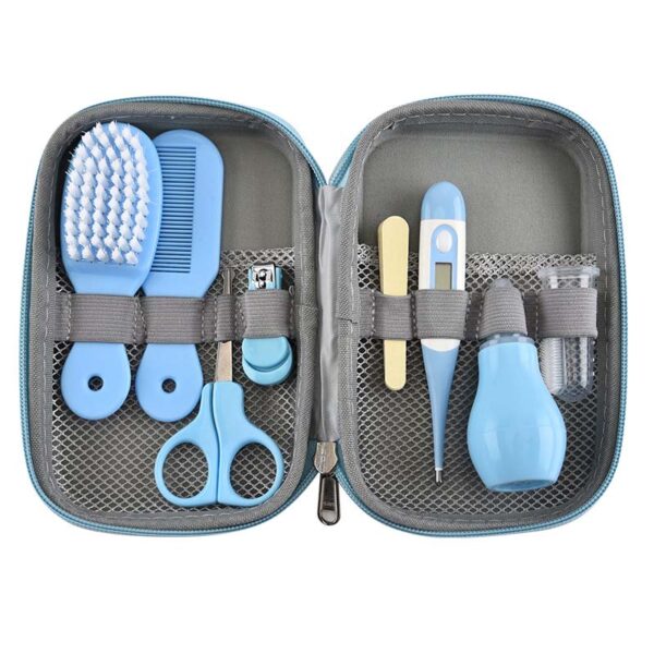 8pcs/set Baby Nail Scissors Clipper Portable Infant Child Healthcare Tools Sets Newborn Grooming Care Kits for Toddler Gift