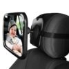 Baby Car Mirror Adjustable Car Back Seat Rearview Facing Headrest Mount Child Kids Infant Baby Safety Monitor Accessories