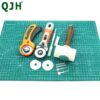 Professional Self-Healing, Double-Sided PVC Cutting Mat, Rotary Blade Compatible, Hammer,Hole Punches Leather Tool Set Sewing