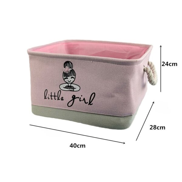 Foldable Laundry Basket for Dirty Clothes for kids baby Toys canvas wasmand large storage hamper kids baby Home Organizer