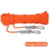 XINDA 10M Professional Rock Climbing Cord Outdoor Hiking Accessories Rope 9.5mm Diameter 2600lbs High Strength Cord Safety Rope
