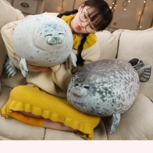 VIP Free Shipping High Quality 80cm Sea Lion Toy 3D Novelty Throw Pillow Soft Seal Plush Stuffed House warming Party Hold Pillow