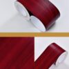 Wood Self Adhesive Window Decal Living Room Floor Border Skirting Contact Paper Waterproof Waist Line Wallpaper Home Improvement