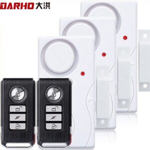 Darho Door Window Entry Security Wireless Remote Control Sensor Alarm Host Burglar Security Alarm System Home Protection Kit