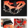 Quality Outdoor Climbing Antiskid Crampons Winter Walk 18 Teeth Ice Fishing Snowshoes Manganese Steel Slip Shoe Covers