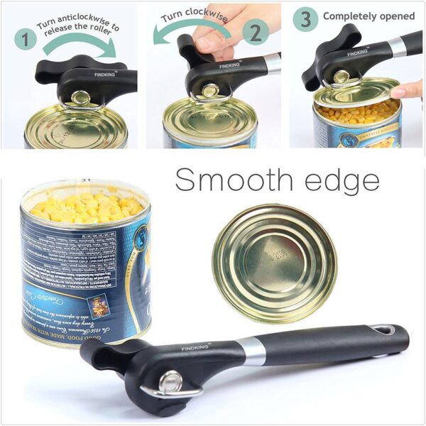 FINDKING kitchen Cans Opener stainless steel Professional gadgets Manual Can Opener Side Cut Manual can opener camping