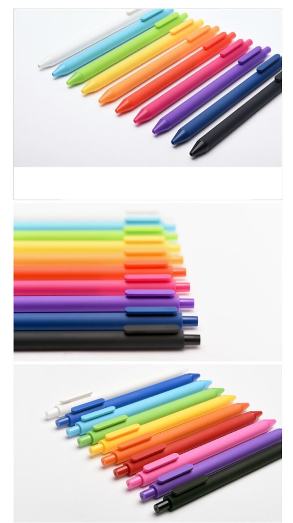 KACO Sign Pen 20 Colors pens 0.5mm Refill ABS Plastic Write Length 400m + 10pcs 0.5MM Refills(Black/Red/Blue)