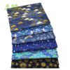 Chainho,6pcs/Lot,MidnightBlue,Print Twill Cotton Fabric,Patchwork Cloth,DIY Sewing&Quilting Fat Quarters Material For Baby&Child