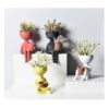 Creative Art Portrait Sculpture Vase Flower Pot Garden Storage Abstract Character Succulents Plant Pot Micro Landscape Decor
