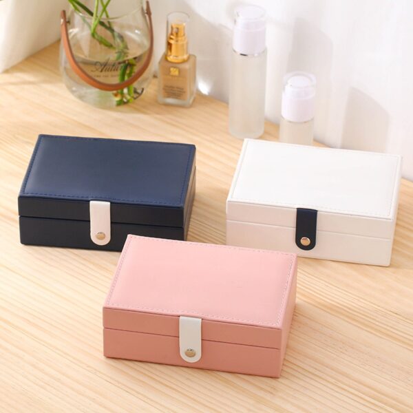 New Leather Jewelry Display High Quality Fashion Design Ring box Gift Choice Love recomended Factory Sale