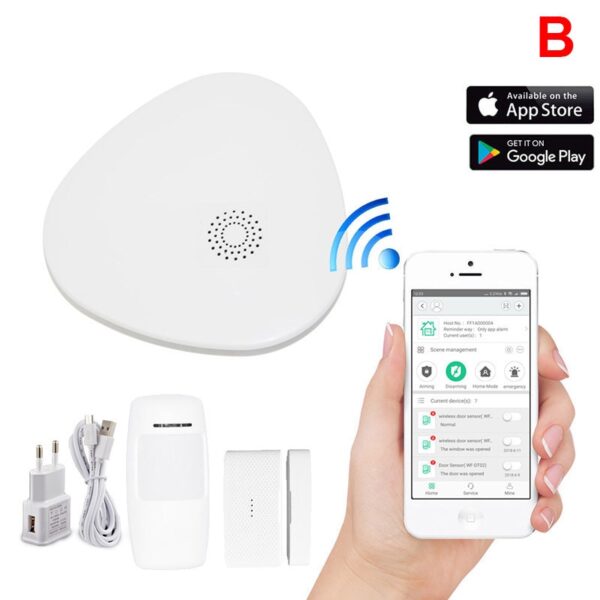 2.4G smart home security home security wifi alarm system Android/IOS APP Smartphone App smart host V10