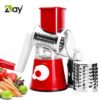 Vegetable Slicer Manual Kitchen Accessories Vegetable Chopper 3 in 1 Round Grater Mandoline Cutter Potato Home Gadget Tools Item