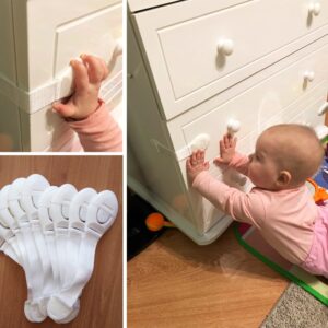 5/10 pieces safety lock baby child safety care plastic lock with baby baby protection drawer door cabinet cupboard toilet