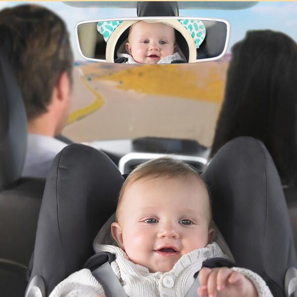 New Cute Baby Rear Facing Mirrors Adjustable Car Baby Mirror Safety Car Back Seat View Mirror for Kids Child Toddler
