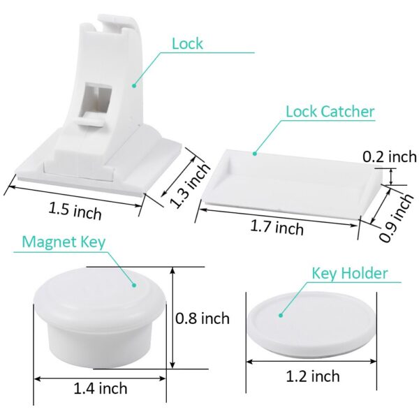 Magnetic Child Lock Baby Safety Baby Protections Cabinet Door Lock Kids Drawer Locker Security Invisible Locks
