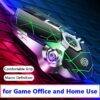Pro Gamer Gaming Mouse 8D 3200DPI Adjustable Wired Optical LED Computer Mice USB Cable Silent Mouse for laptop PC