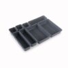 8PCS New Office Storage Box Bathroom Closet Desk Organizer Box Trays Home Drawer Organization Tray Cutlery Stationery Makeup Box
