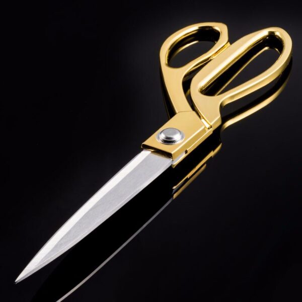 Professional Tailor/Sewing Scissors Stainless Steel Scissors Fabric/Cutting Scissors Golden Sharp Scissor Needlework Scissor